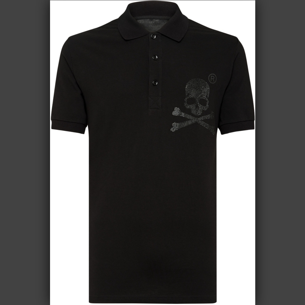 Philipp Plein's - POLO SHIRT SS SKULL